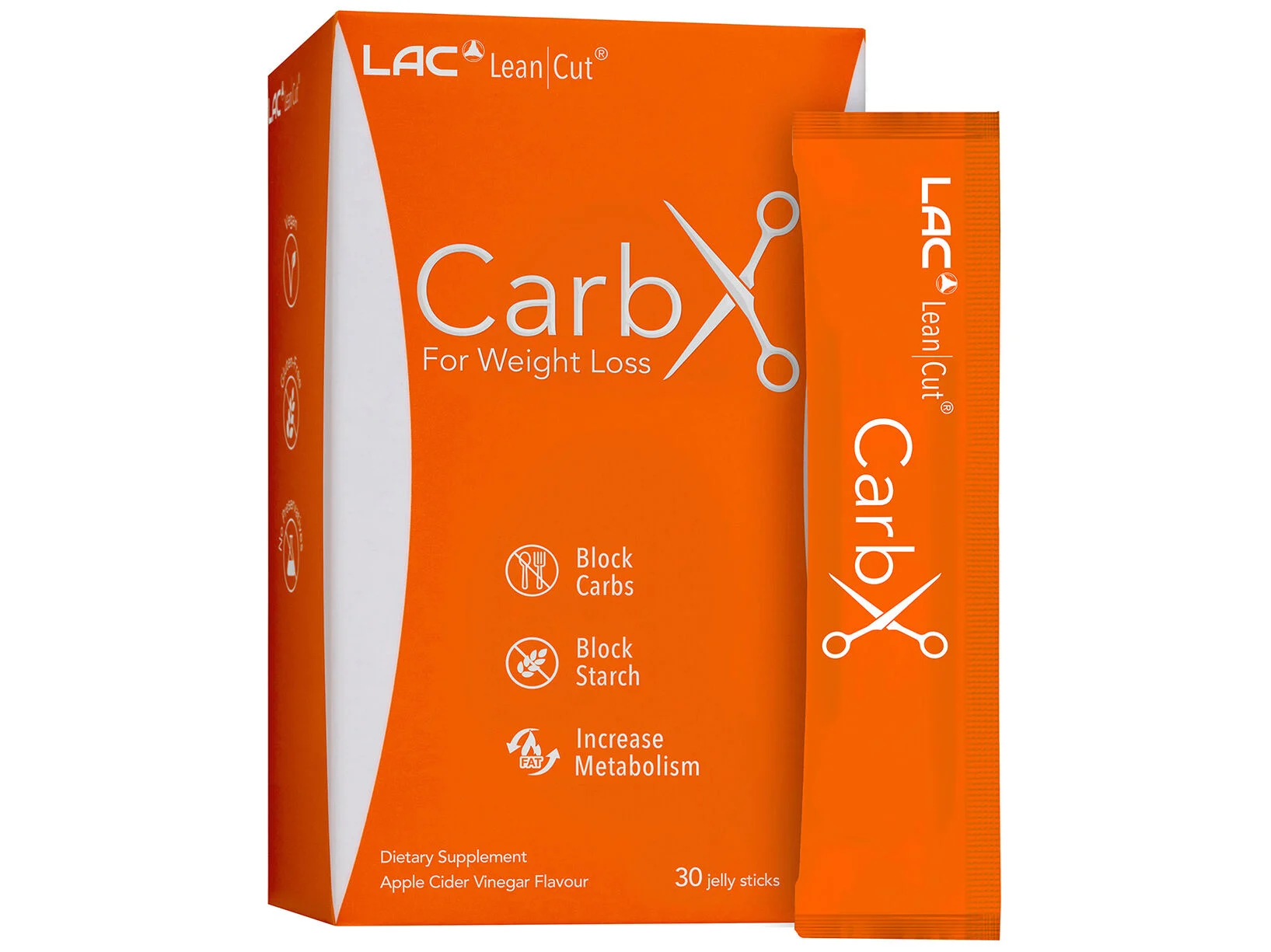 LAC LeanCut CarbX 30jelly Apple Vinegar