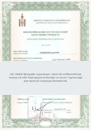 Улсын бүртгэлийн гэрчилгээ