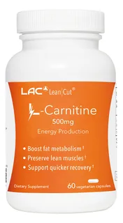 LAC LeanCut L-Carnitine 500 мг — 60 капсул — Урд талаас