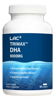 LAC Trimax DHA 1000 мг — 90 зөөлөн капсул — Урд талаас