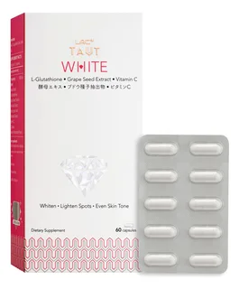 LAC Taut White — 60 капсул — Урд, зүүн талаас