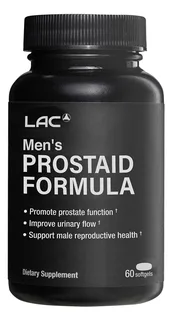 LAC Эрэгтэйчүүдийн ProstAid формула — 60 зөөлөн капсул — Урд талаас