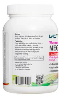 LAC Эмэгтэйчүүдийн Mega Multi Active — 90 шахмал — Хажуугаас, зүүн