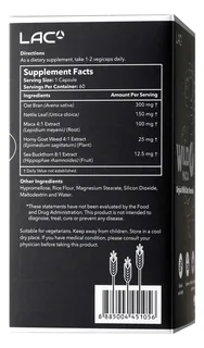 LAC Wild O — 60 капсул — Хажуугаас, зүүн