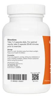 LAC LeanCut L-Carnitine 500 мг — 60 капсул — Хажуугаас, зүүн