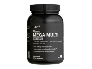 LAC Эрэгтэйчүүдийн Mega Multi 50+ — 60 шахмал — Урд талаас