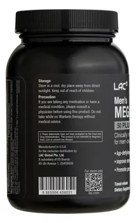 LAC Эрэгтэйчүүдийн Mega Multi 50+ — 60 шахмал — Хажуугаас, зүүн