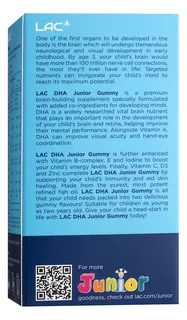 LAC DHA Junior хүүхдийн — 60 бохь — Ар, зүүн талаас