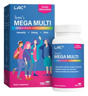 LAC Өсвөр үеийн Mega Multi — 180 шахмал — Урд, зүүн талаас