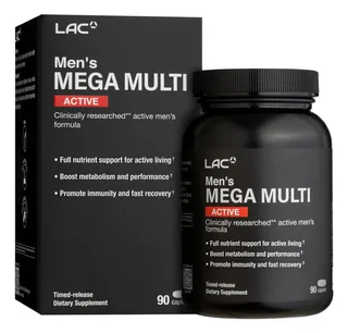 LAC Эрэгтэйчүүдийн Mega Multi Active — 90 шахмал — Урд, зүүн талаас
