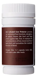 LAC Activated Liver Protector элэг хамгаалах — 80 капсул — Хажуугаас, баруун