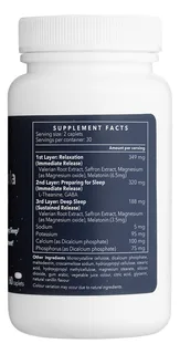 LAC TriAction Sleep Formula унтах — 60 шахмал — Хажуугаас, баруун