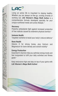 LAC Эмэгтэйчүүдийн Mega Multi Active — 90 шахмал — Ар, зүүн талаас