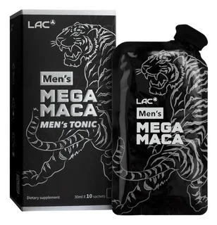 LAC Эрэгтэйчүүдийн Mega Maca 30 мл — 10 шил (Halal) — Урд, зүүн талаас