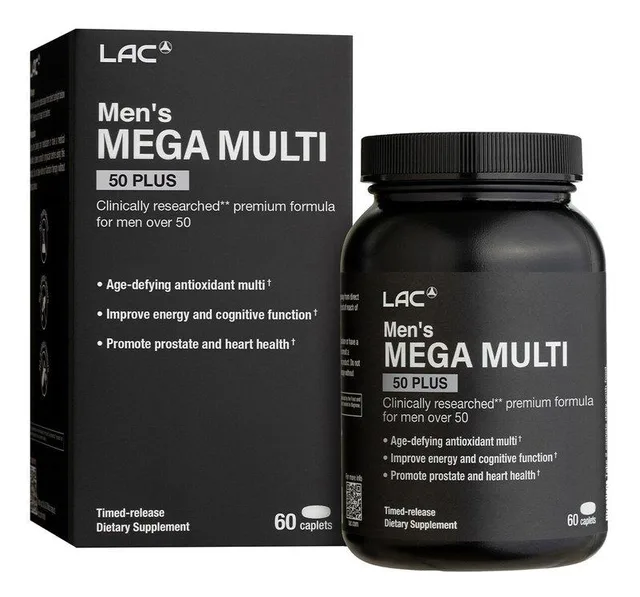 LAC Эрэгтэйчүүдийн Mega Multi 50+ — 60 шахмал