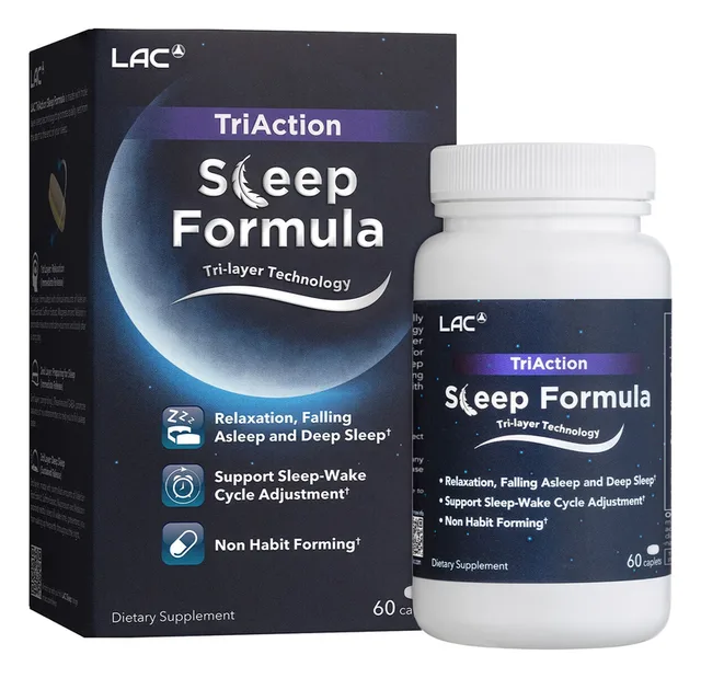 LAC TriAction Sleep Formula унтах — 60 шахмал