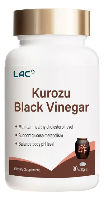 LAC Kurozu хар цуу — 90 зөөлөн капсул