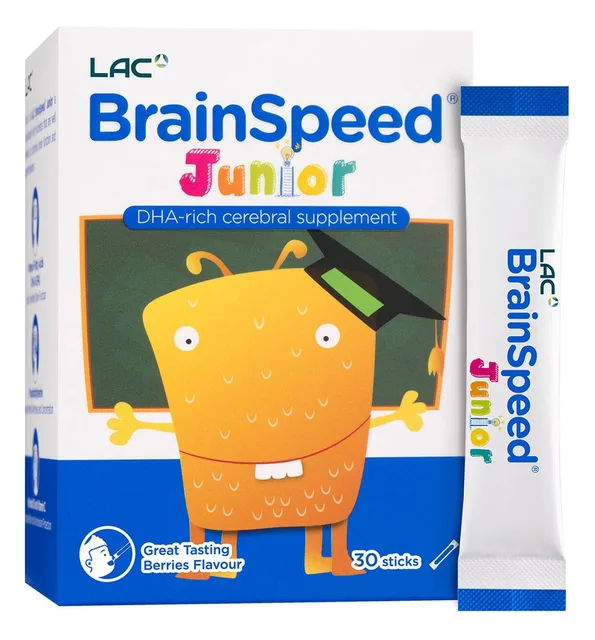 LAC BrainSpeed Junior хүүхдийн, жимсний амттай 1 г — 30 савхан