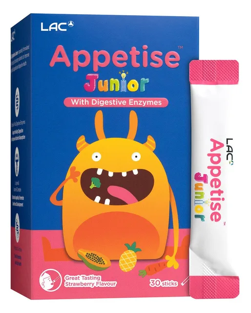 LAC Appetise Junior хүүхдийн хоолны дуршил, гүзээлзгэнэний амттай 1.6 г — 30 савхан
