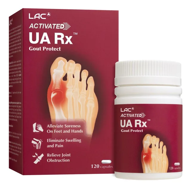 LAC Activated UA Rx шээсний хүчил — 120 капсул