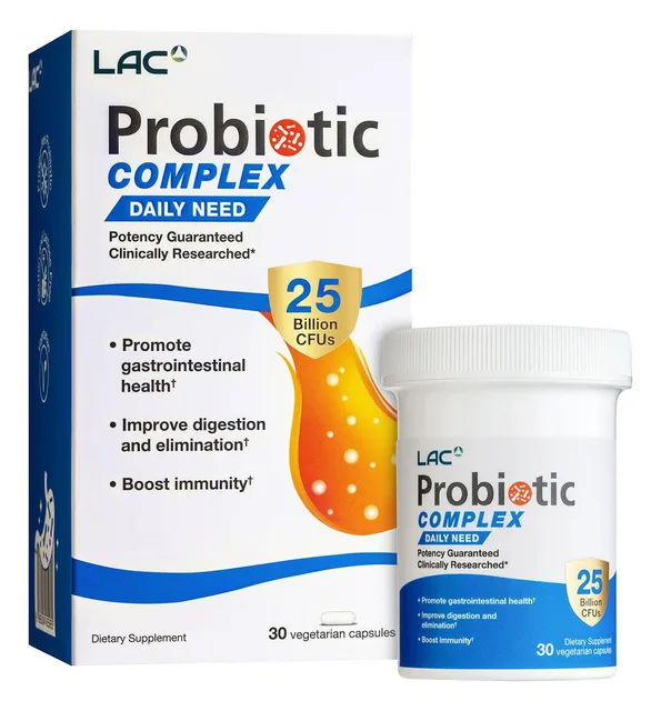 LAC Probiotic Complex пробиотик 25 млрд — 30 капсул